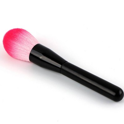 Professional Manufacture Single Large Long Body No Logo Handle Red Makeup Brush Logo For Powder