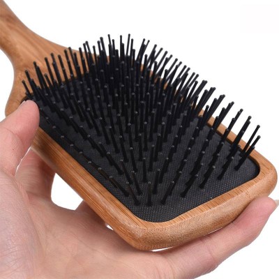 Bamboo Bristles Baby Hair Straightening Brush And Comb