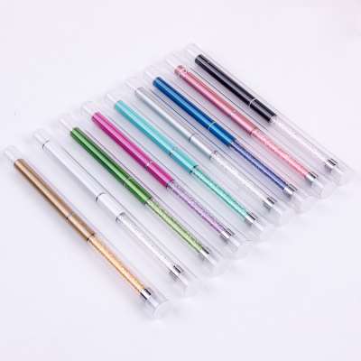 Neon Green Rhinestone Diamond Tube Eyelash Brush Mascara Applicator Wands