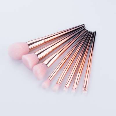 New 8pcs Makeup Brushes Private Label Custom Logo Synthetic Hair Professional Cosmetic Make Up Brush Set