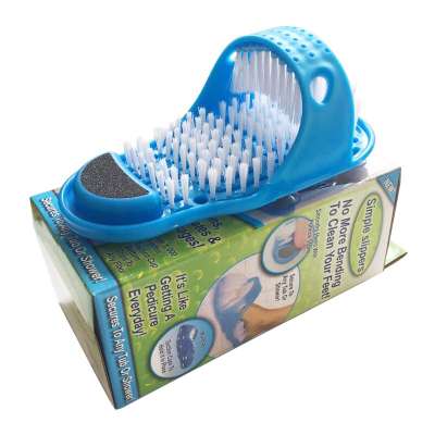 Foot Washing Artifact Lazy Brush Foot Home Dormitory To Dead Skin Brush Cleaning Slippers Bath Shower Feet Massage Slippers